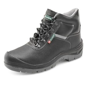 Image of Click Footwear 5 Ring Dual Density Boot S3 PU Leather 10 Black Ref