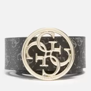 Image of Guess Womens Tyren Reversible Belt - Coal/Brown - S