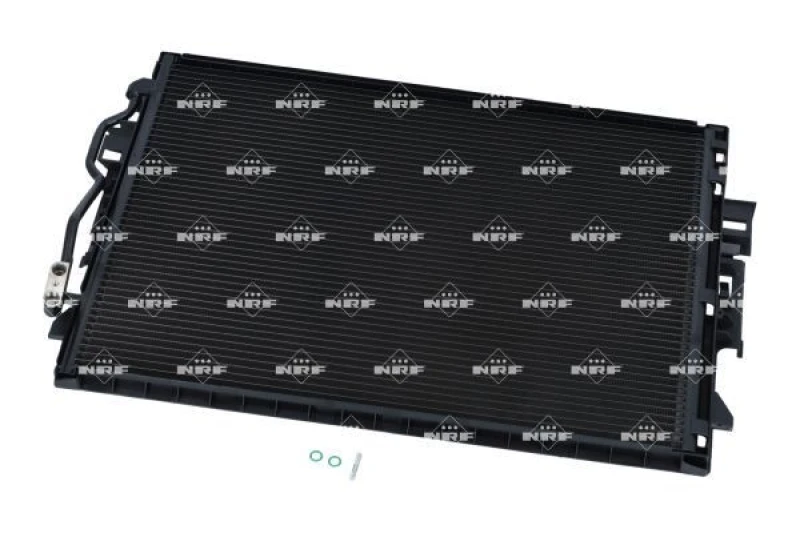 Image of NRF 350218 Condenser EASY FIT, with seal ring, with nitrogen filling Aluminium Condenser,air conditioning (448)