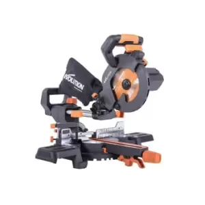 image of Evolution R185SMS+ 185mm Multi-Material Sliding Mitre Saw 1200W 240V