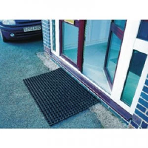 image of Slingsby Rubber Ring Mat 1000X1500mm Black 324546