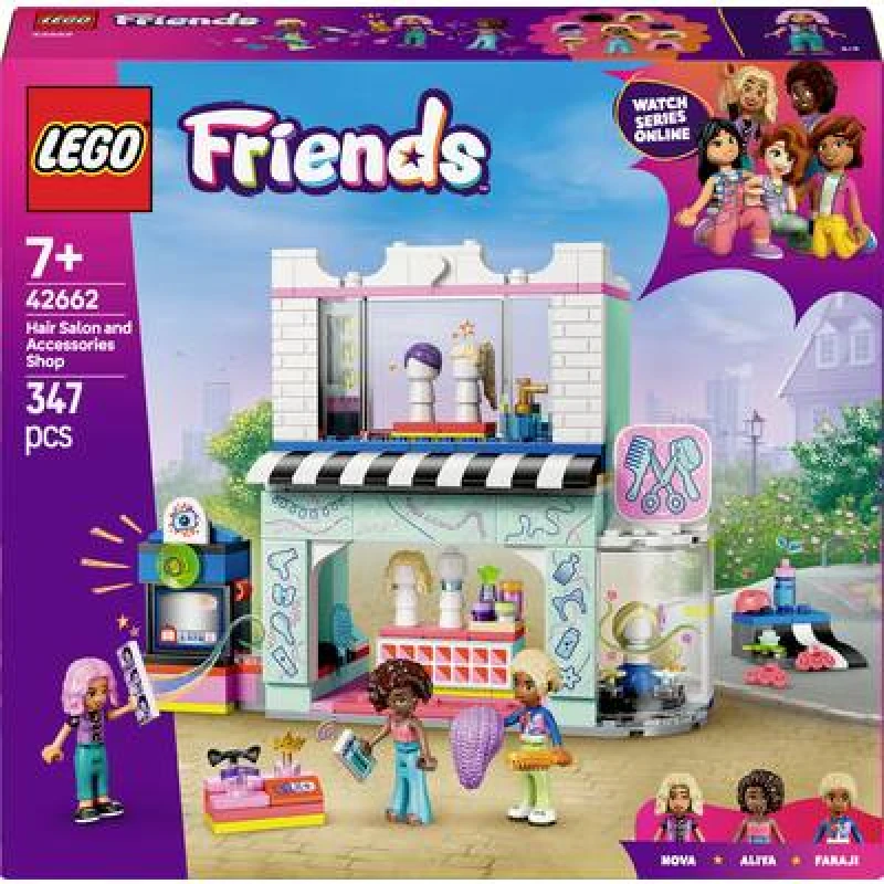 Image of LEGO LEGO Friends Hair Salon and Accessories Shop Toy Set 42662