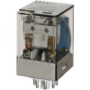Image of Plug in relay 24 Vdc 10 A 2 change overs Finder 60