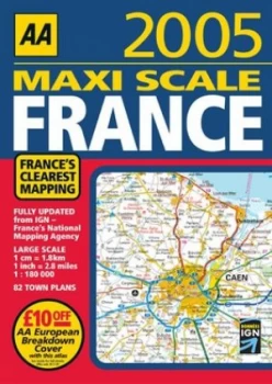 Image of Aa Maxi Scale France 2005 by Institut Gographique National Paperback