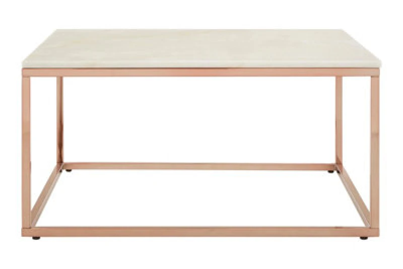 Image of Orsina Allure Square Rose Gold Coffee Table