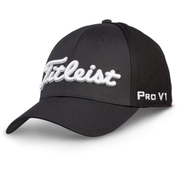 image of Titleist Tour Sports Mesh Cap - Black/White