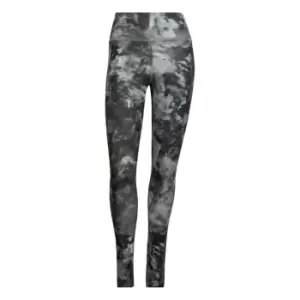 Image of adidas x Zoe Saldana Sport Tights Womens - Grey Three / Grey One / Black