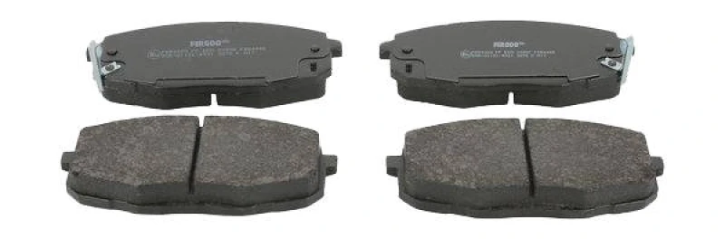 Image of FERODO FDB4448 Brake pad set with acoustic wear warning, without accessories Brake Pad Set,disc brake (402)