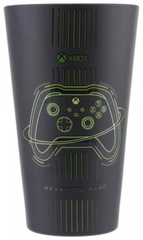 Image of Xbox Drinking Glass Black green