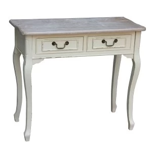 Image of Charles Bentley Maison Vintage Console Table with Drawers - Cream