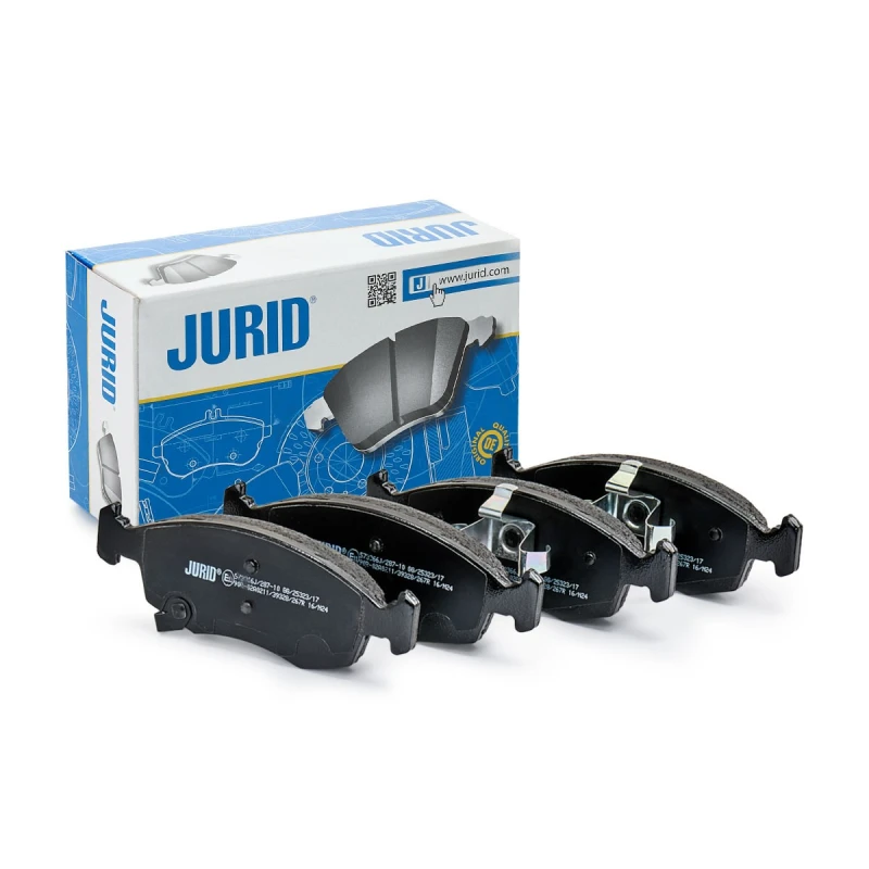 Image of JURID 573366J Brake pad set with acoustic wear warning Brake Pad Set,disc brake (402)