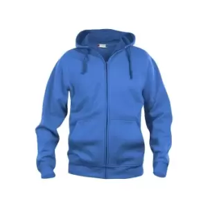 Image of Clique Mens Basic Full Zip Hoodie (L) (Royal Blue)