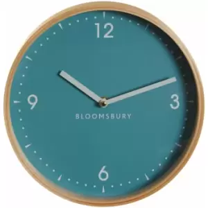 image of Vitus Small Blue Wall Clock - Premier Housewares