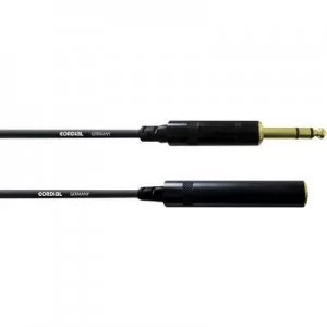 Image of Cordial CFM 7,5 VK Audio/phono Cable extension [1x Jack plug 6.35mm - 1x Jack socket 6.3 mm] 7.50 m