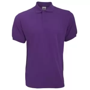 Image of B&C Safran Mens Polo Shirt / Mens Short Sleeve Polo Shirts (S) (Burgundy)