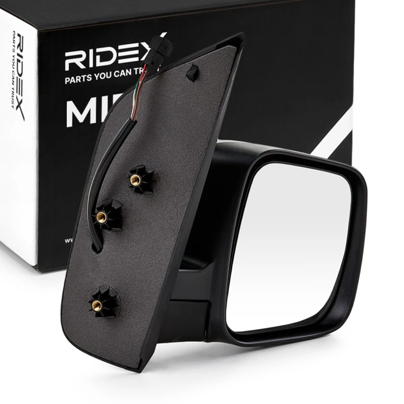 Image of PRASCO FT9077323 Wing mirror Right, Electric, with temperature sensor, primed Outside Mirror (50)