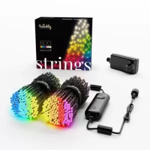 Image of Twinkly - 48m Smart App Controlled Gen II Special Edition Christmas Fairy Lights Home Indoor Multi Colour Select RGBW - White and Colour