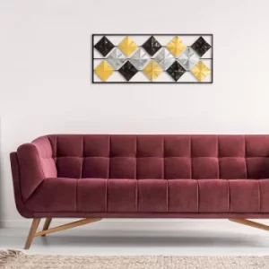 Image of Tesoro Multicolor Decorative Metal Wall Accessory
