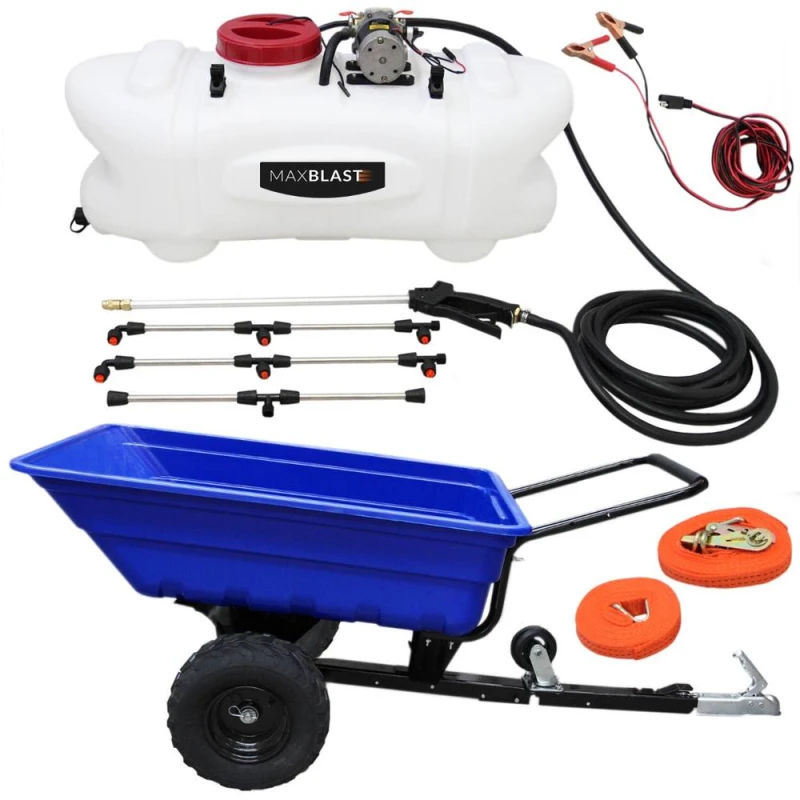 Image of MonsterShop Off Road Atv Trailer And 100 Litre Sprayer Bundle