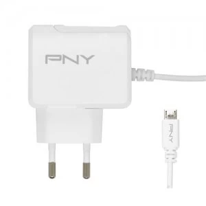 image of PNY P-AC-UU-WEU01-RB Indoor White mobile device charger