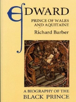 Image of Edward Prince of Wales and Aquitaine by Richard Barber Book