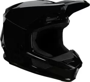 Image of FOX V1 Plaic Motocross Helmet, black, Size 2XL, black, Size 2XL