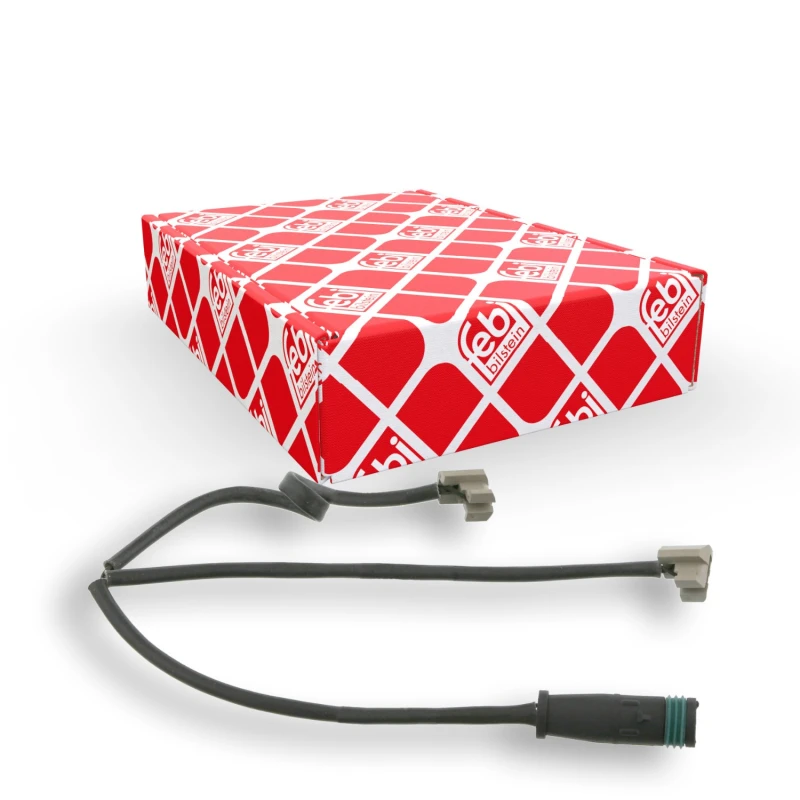 Image of FEBI BILSTEIN 24498 Brake Pad Wear Sensor Front Axle, without holder Warning Contact,brake pad wear (407)
