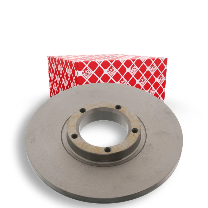 Image of FEBI BILSTEIN 03166 Brake disc Front Axle, solid, Coated Brake Disc (82)