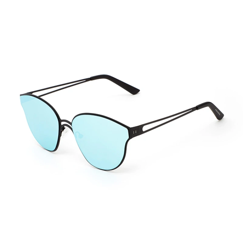 Image of Sunglasses Hawkers Black - Blue Chrome Omnia