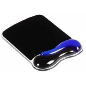 Image of Original Acco Kensington Gel Wave Mouse Mat BlueBlack 62401