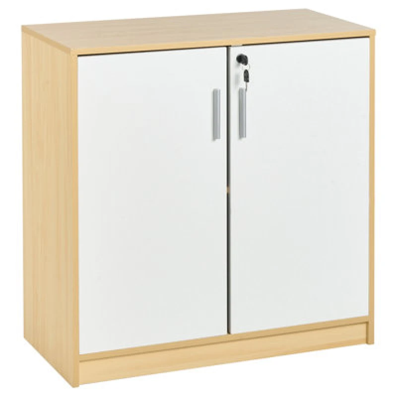Image of Beliani Storage Unit ZEHNA Light Brown/ White, Brown 612921