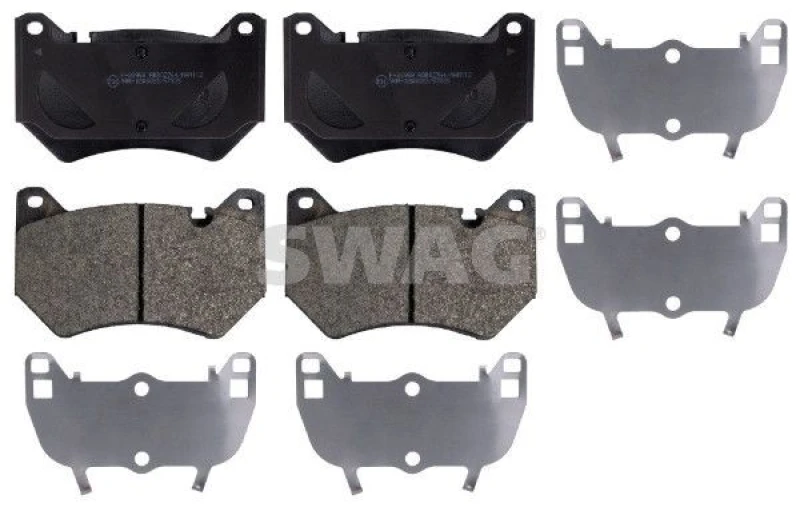 Image of Brake pad set SWAG 33 10 7501
