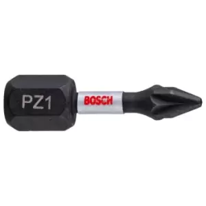 Image of Bosch 2608522400 Impact Control Screwdriver Bits PZ1, Pack of 2