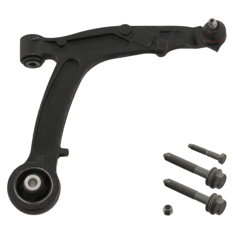 Image of FEBI BILSTEIN 40681 Suspension arm Control Arm, Cast Steel, Lower, with bolts/screws, with lock nut Cast Steel Track Control Arm (273)