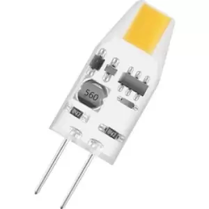 image of OSRAM 4058075523098 LED (monochrome) EEC F (A - G) G4 1 W = 10 W Warm white (Ø x L) 10 mm x 30 mm