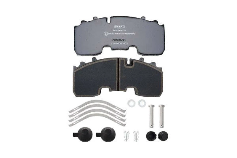 Image of BERAL BCV29265TK Brake pad set prepared for wear warning indicator, with accessories Brake Pad Set,disc brake (402)