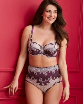 Image of Panache Clara Plum/Silver Full Cup Bra