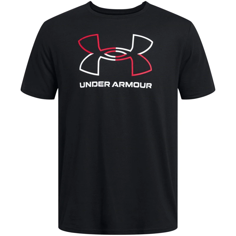 Image of Under Armour Foundation T-Shirt Black/Red XL