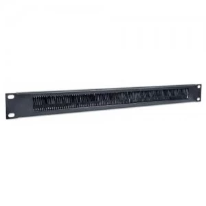 Image of Intellinet 19" Cable Entry Panel 1U with Brush Insert Black