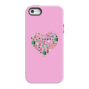 image of Pixel Sprites Heart Phone Case - iPhone 5/5s - Tough Case - Gloss