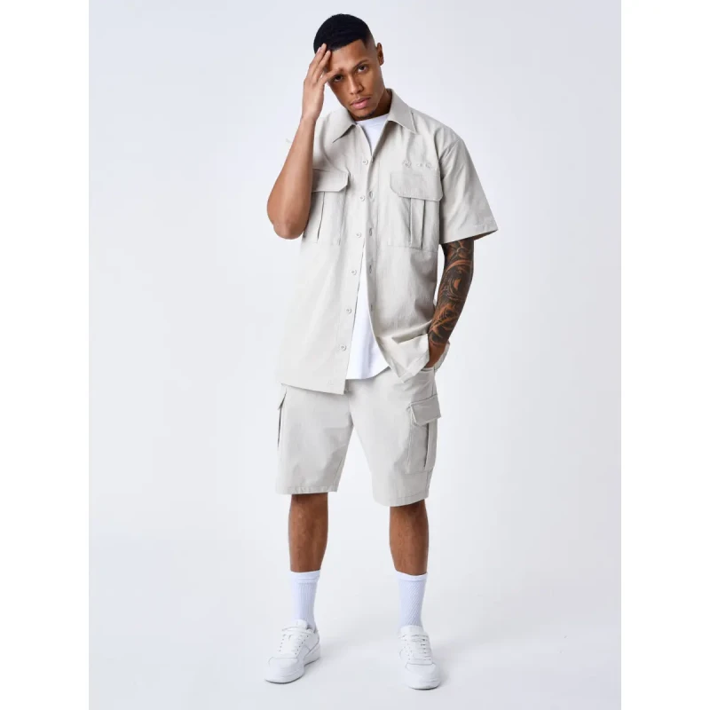 Image of Project X Paris Plain textured shorts Project X Paris Blanc Male S 2340034_GG