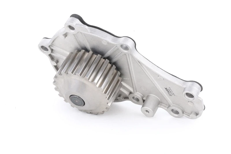 Image of STARK SKWP-0520038 Water pump Number of Teeth: 21, Cast Aluminium, with belt pulley, for timing belt drive, with gasket/seal Cast Aluminium Water Pump