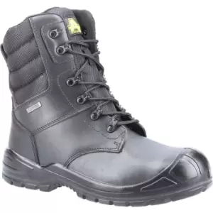 Image of Amblers Unisex Adult 240 Leather Safety Boots (10 UK) (Black) - Black