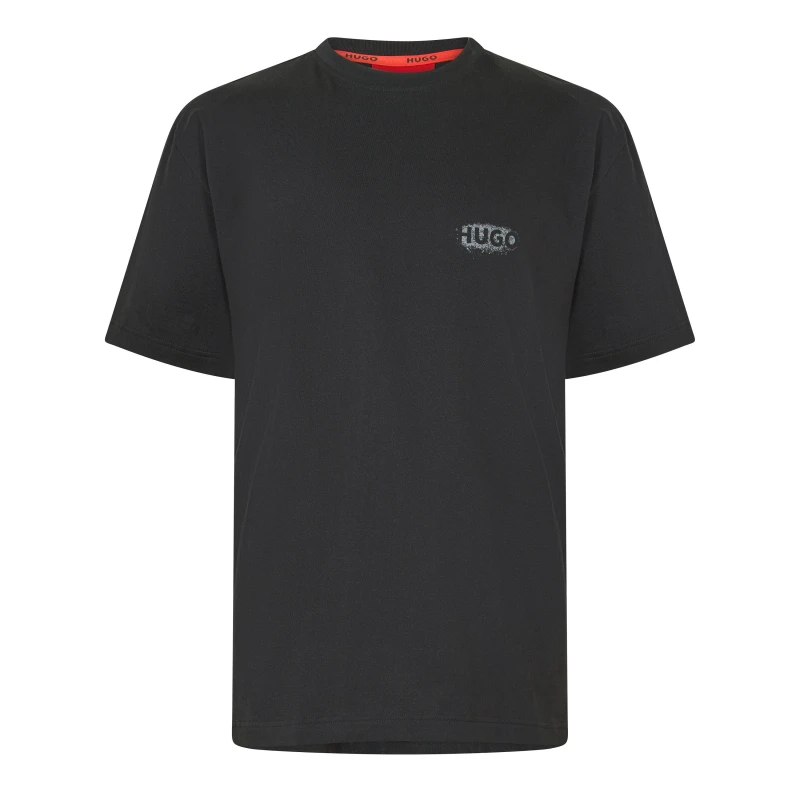 Image of Hugo Spray Tee Sn63 Black 001 male Medium