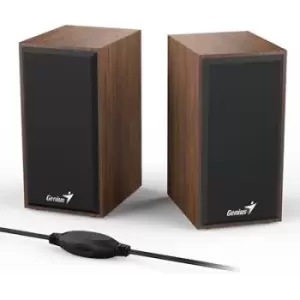 image of Genius SP-HF180 2-way 6 W Black Wood Wired