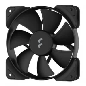 Image of Fractal Design Aspect 12 PWM 12cm Case Fan, Rifle Bearing, Supports Chaining, Aerodynamic Stator Struts, 500-2000 RPM, Black