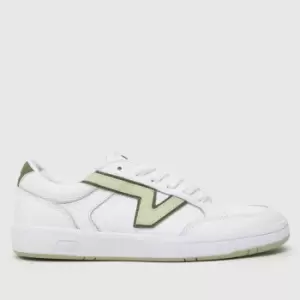 Image of Vans Lowland Comfycush Trainers In White & Green