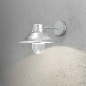 Image of Vega Outdoor Classic Dome Wall Lamp Galvanized Steel LED 8W, IP54