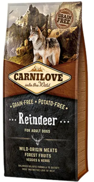 image of Carnilove Adult Reindeer Dog Food 1.5kg