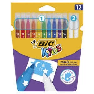 image of Bic Kids Magic Felt Pens 12 pack